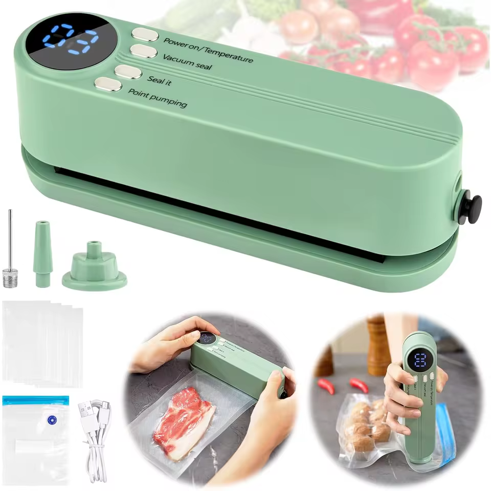 mini-scelleur4 Mini-scelleuse Sous Vide Rechargeable